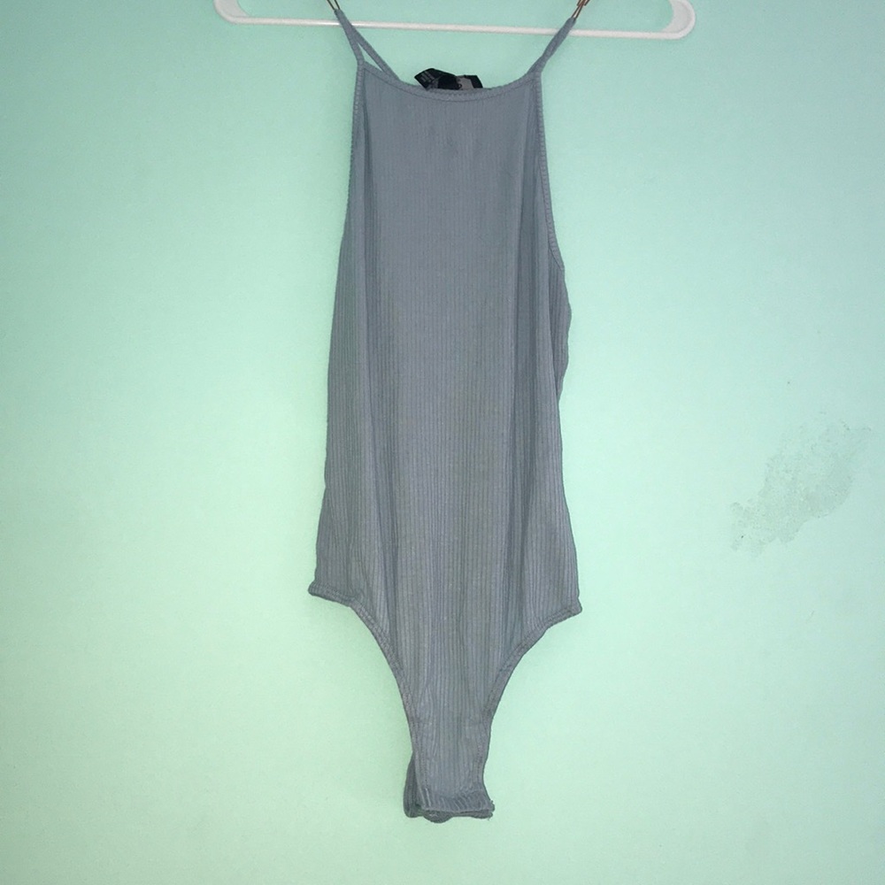 Never used blue bodysuit